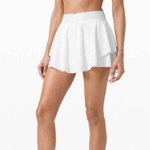 NWT✨ Lululemon - White Court Rival High Rise Skirt